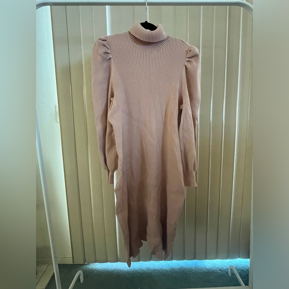 Knit sweater dress